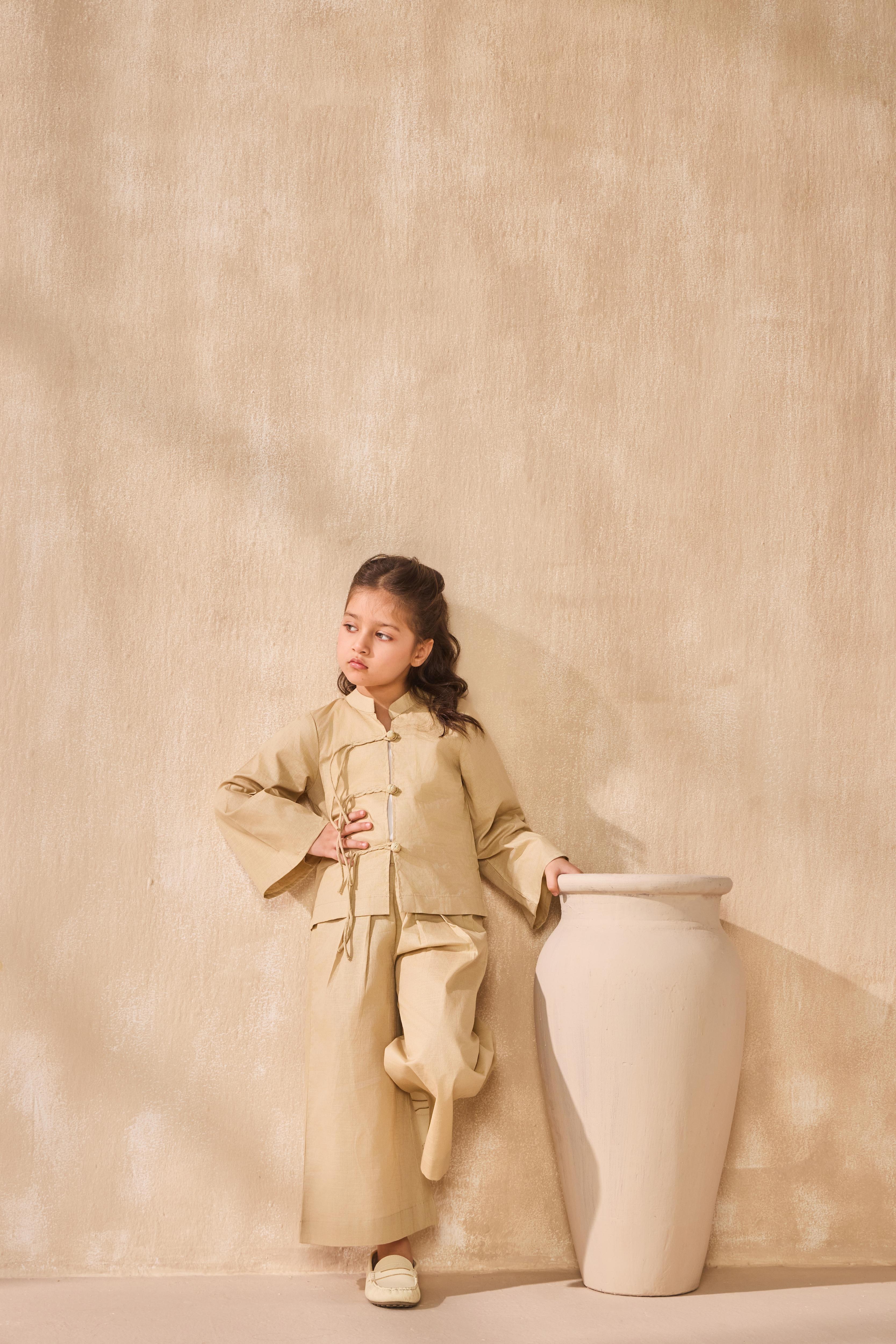 Sand Mirage Co-ord Set For Girl