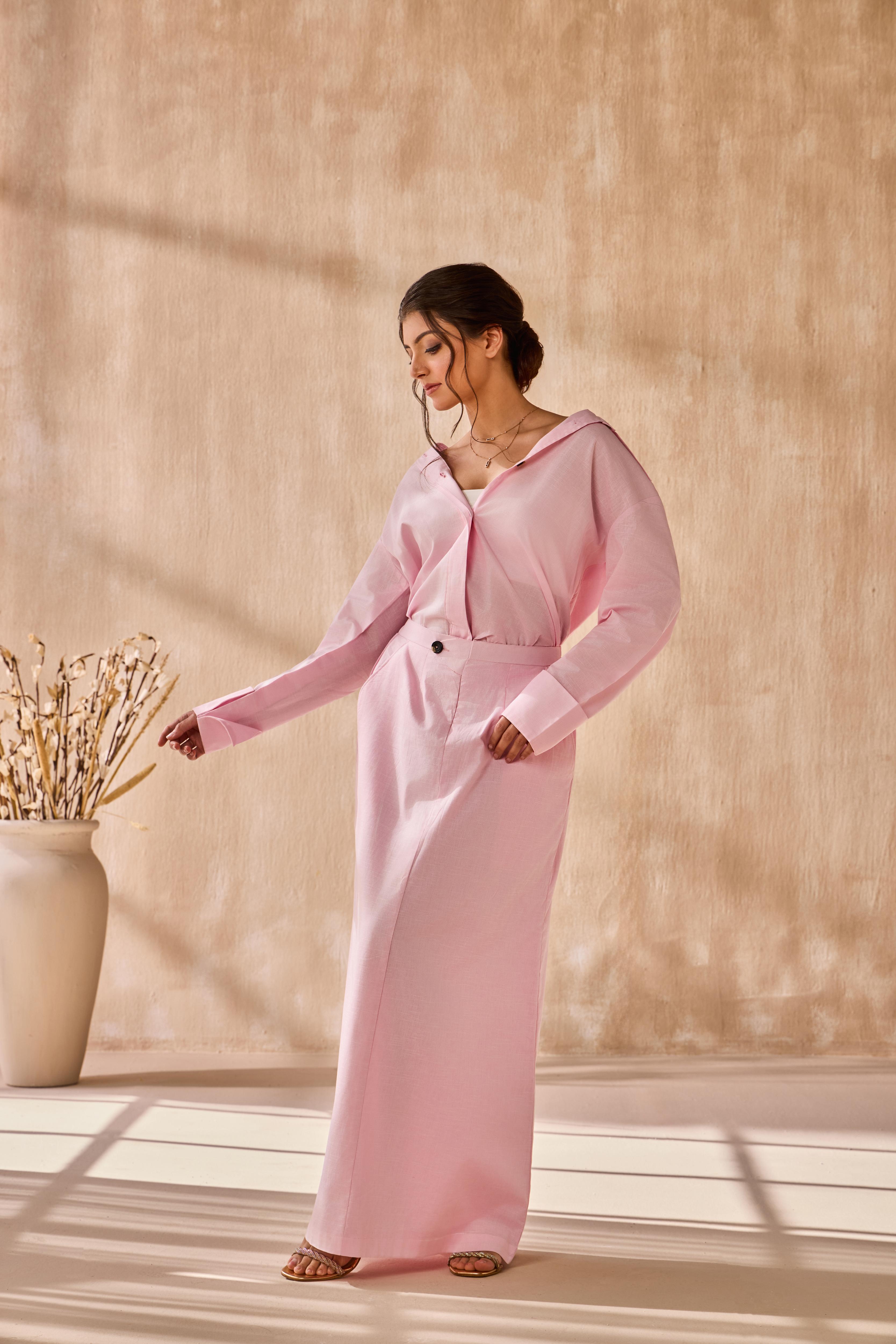 Blush Petal Co-ord Set For Women