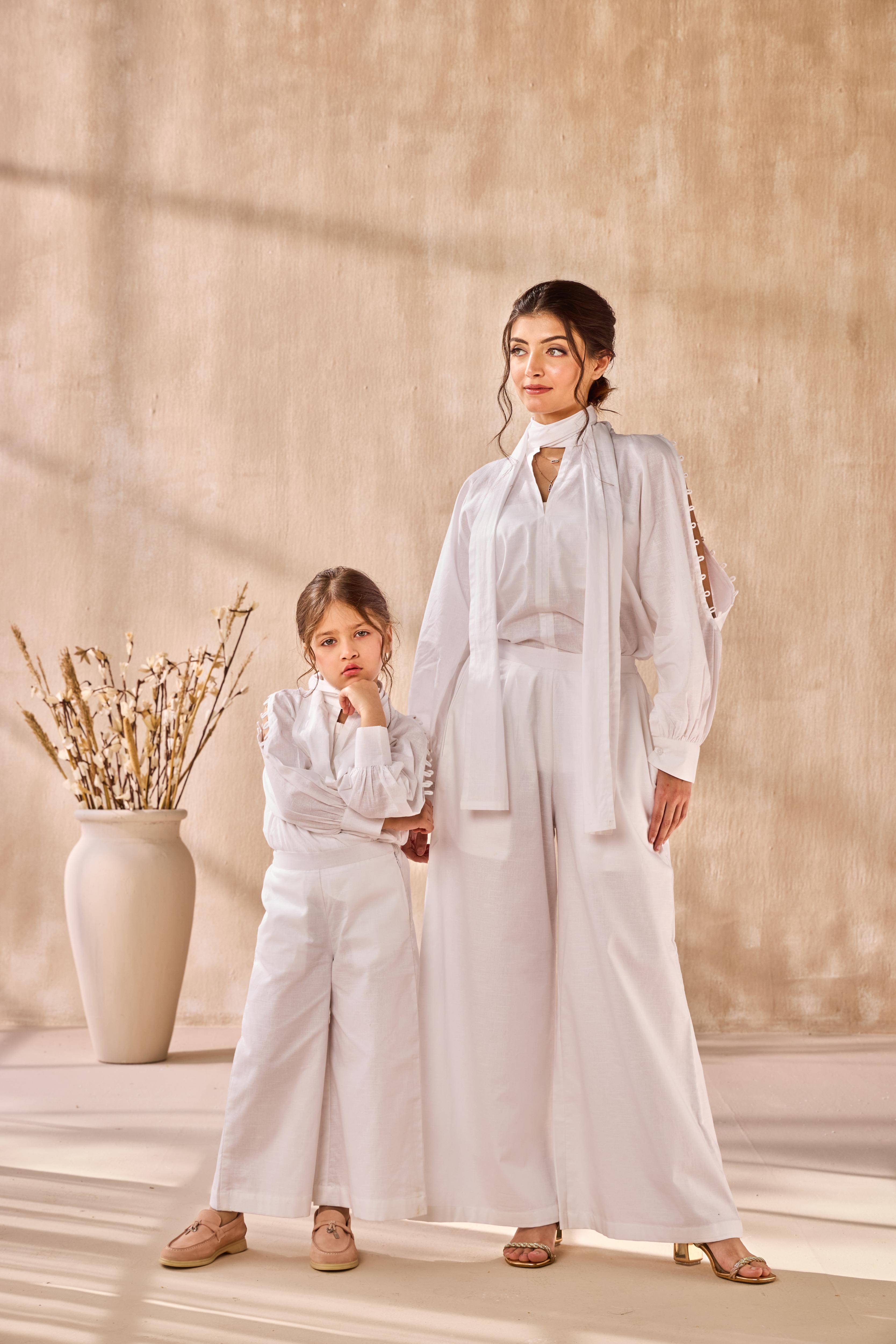 Cloud Whisper Co-ord Set For Girl